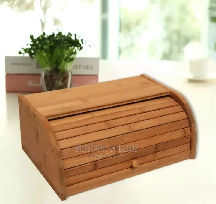 Bamboo Wooden Bread Storage Box