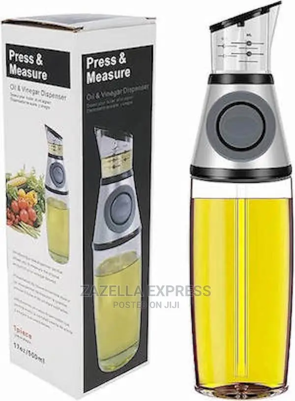 Oil Dispenser Bottle With Measure For Cooking And Oil Spout