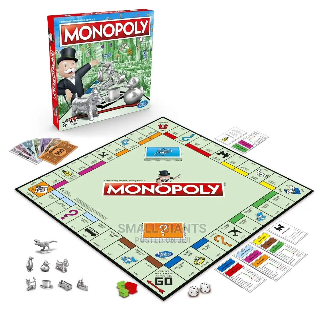 Monopoly Board Game, Family Board Game for 2 to 6 Players