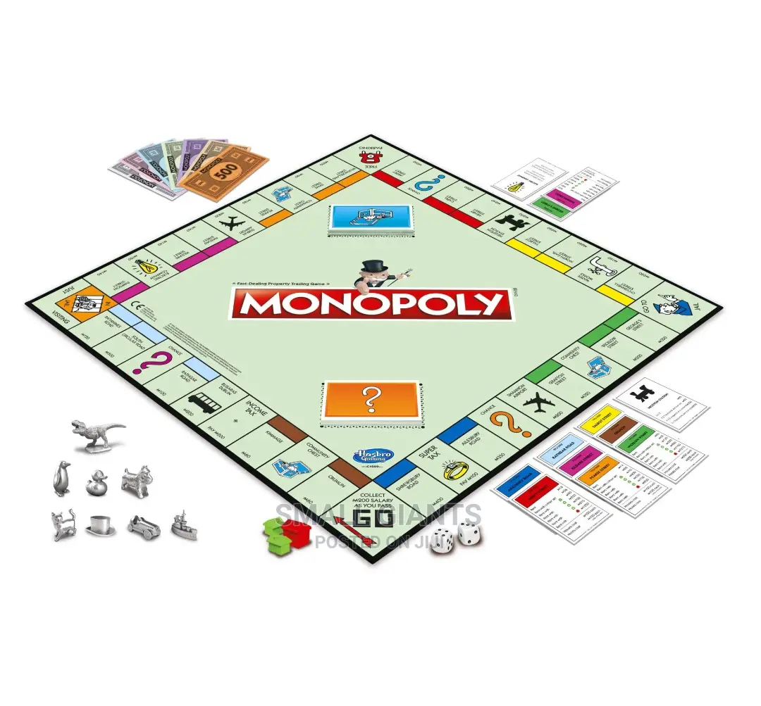 Monopoly Board Game, Family Board Game for 2 to 6 Players