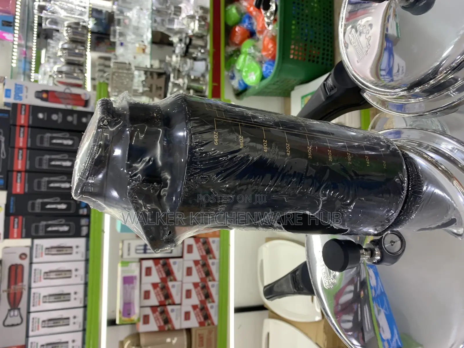 3 in 1 Classic Water Bottle Black