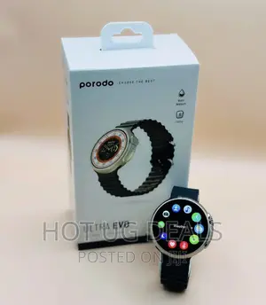 Photo - Porodo Ultra Evo Smart Watch Wide Touch Screen Bluetooth