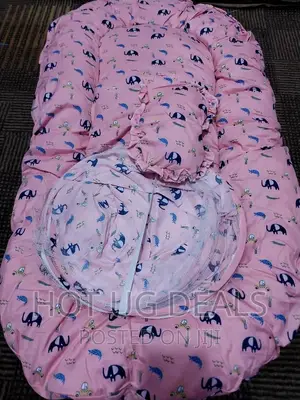 Photo - 3 Pc Foldable Baby Infant Bed Mosquito Net, Mattress, Pillow