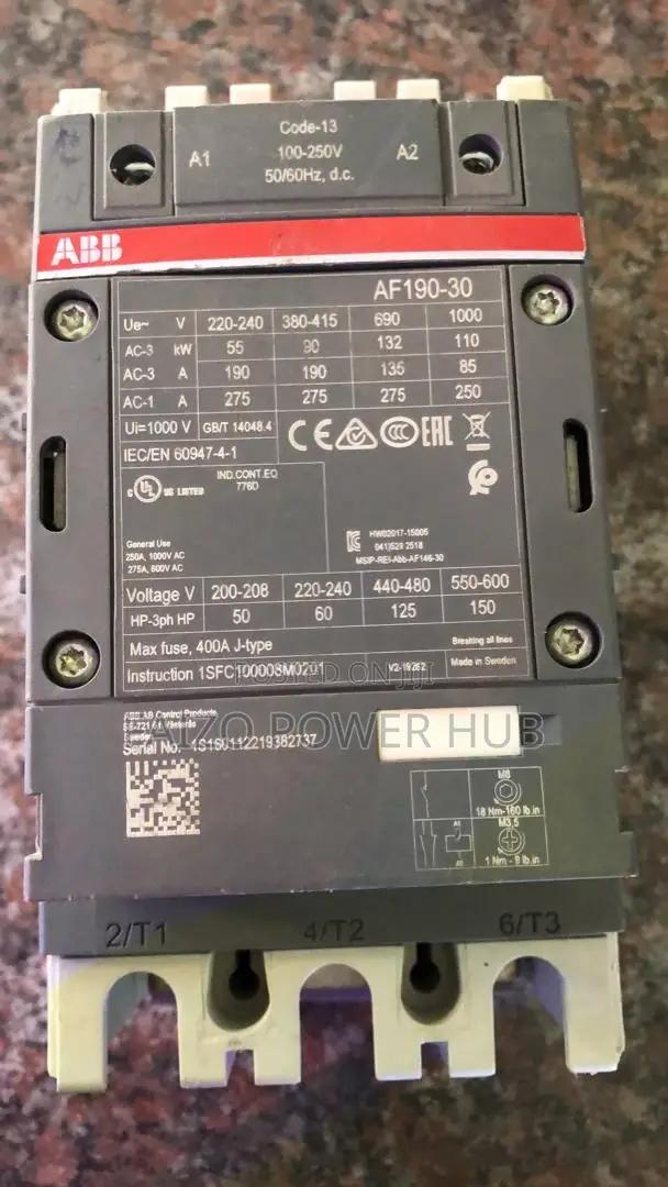 Abb Contactor 400A