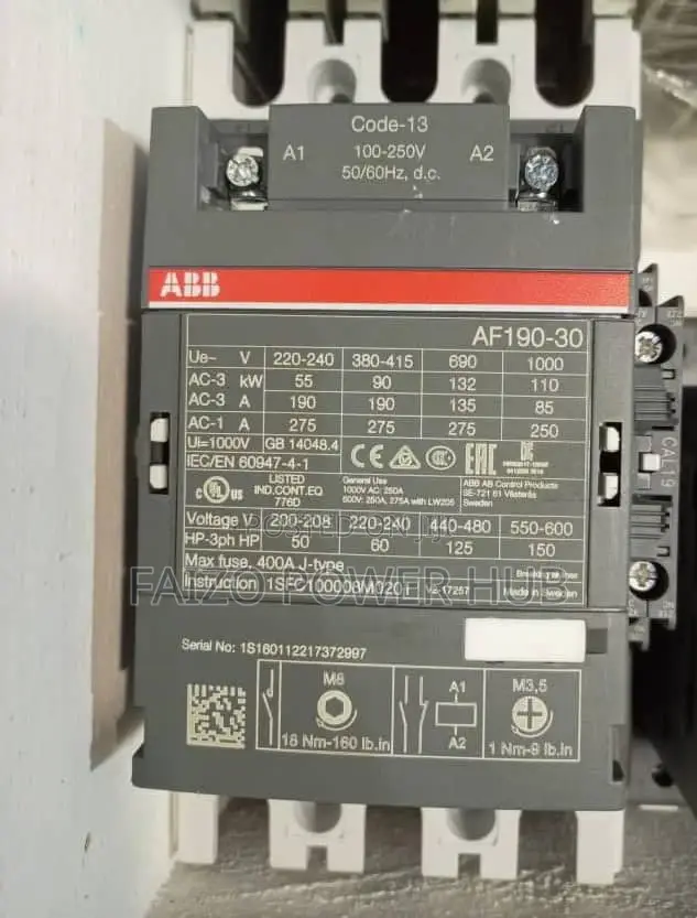 Abb Contactor 400A