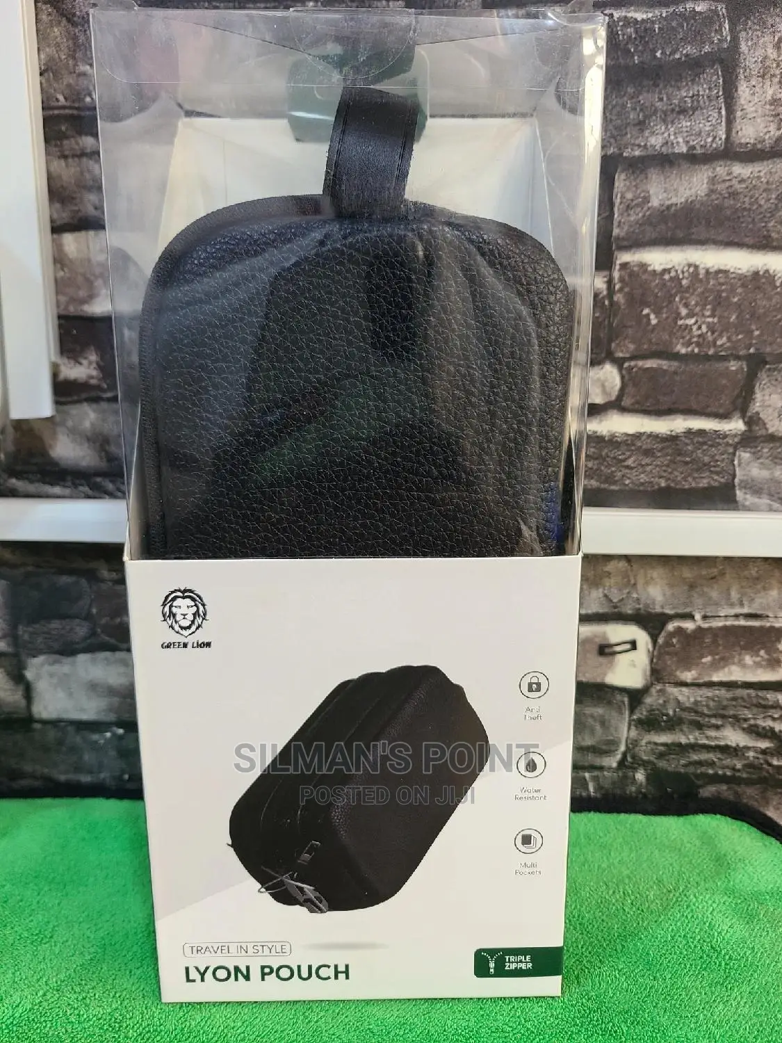 Green Lion Lyon Pouch Accessory Bag