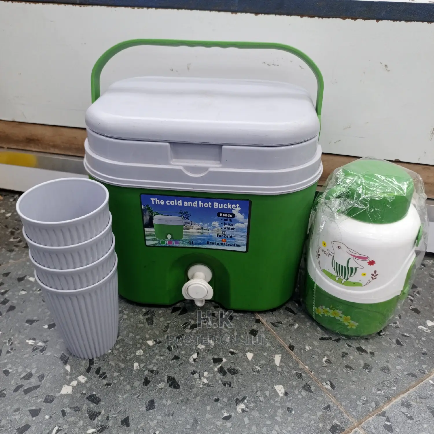 4L Hot and Cold Bucket Dispenser
