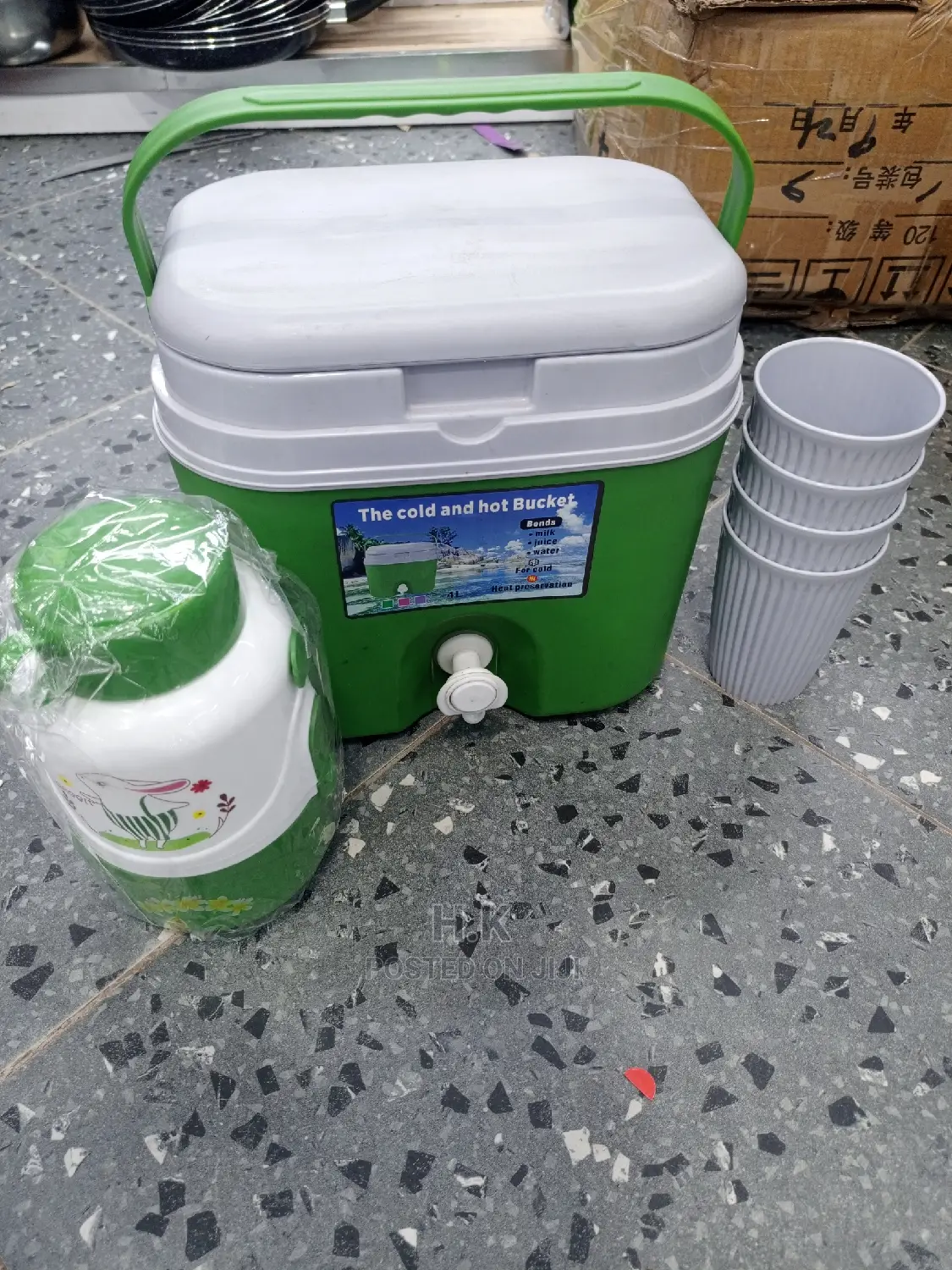 4L Hot and Cold Bucket Dispenser