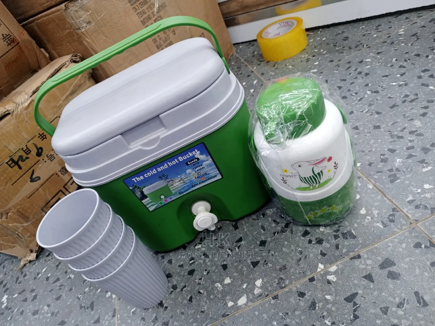 4L Hot and Cold Bucket Dispenser