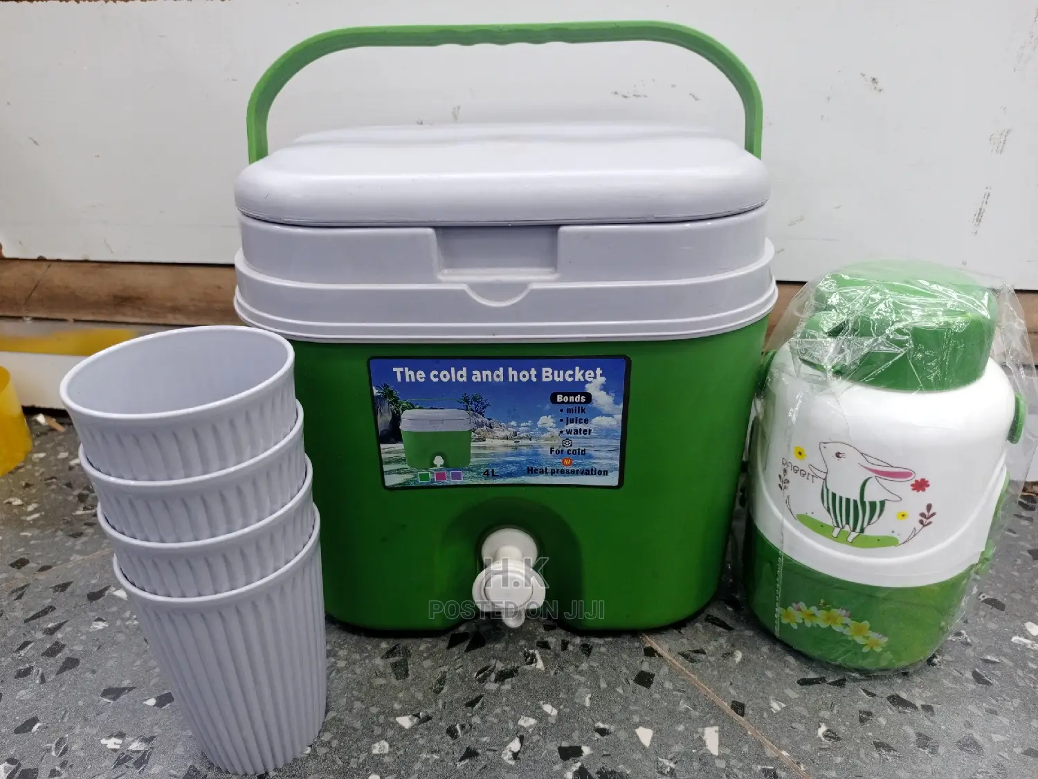 4L Hot and Cold Bucket Dispenser