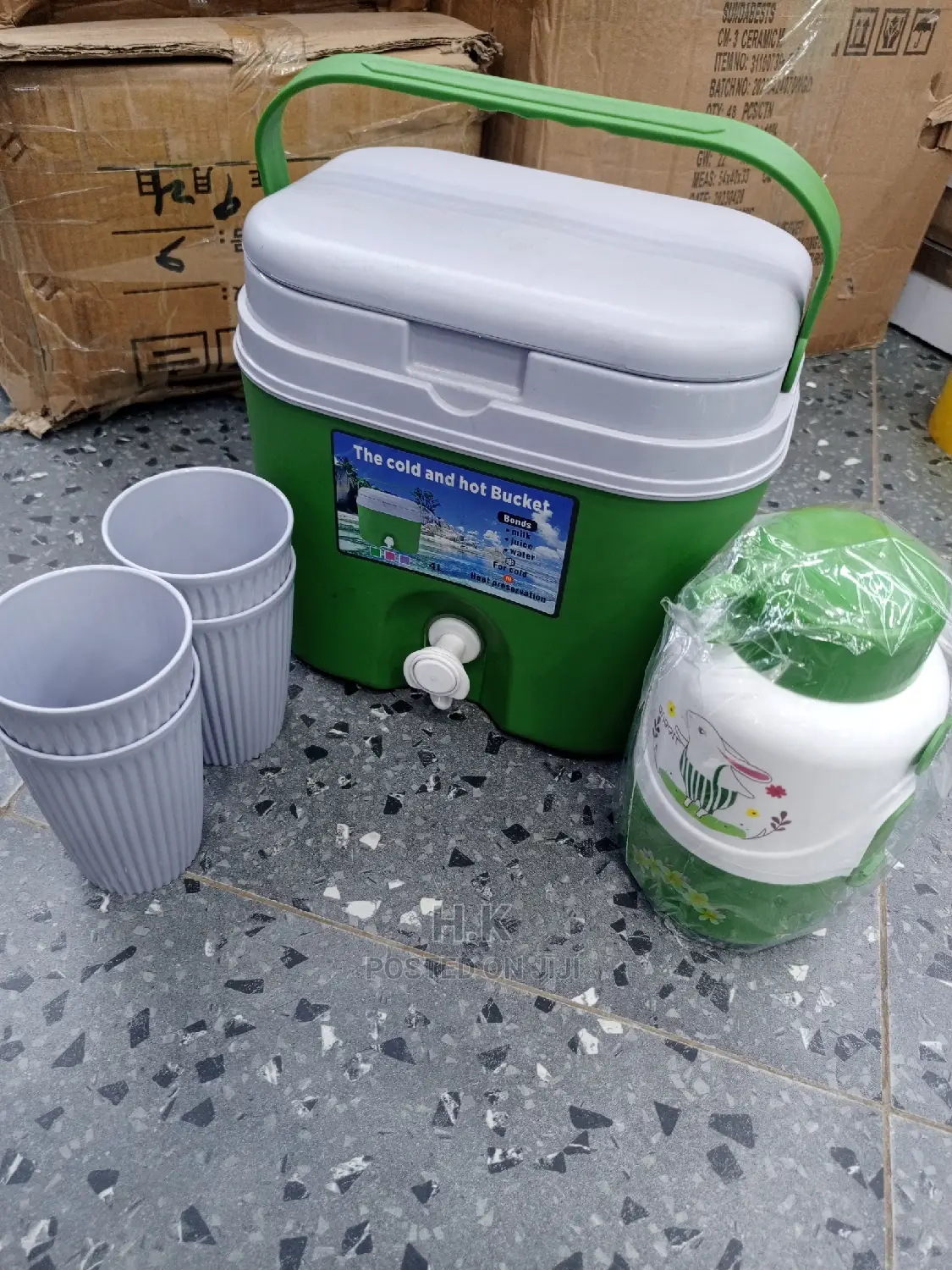 4L Hot and Cold Bucket Dispenser