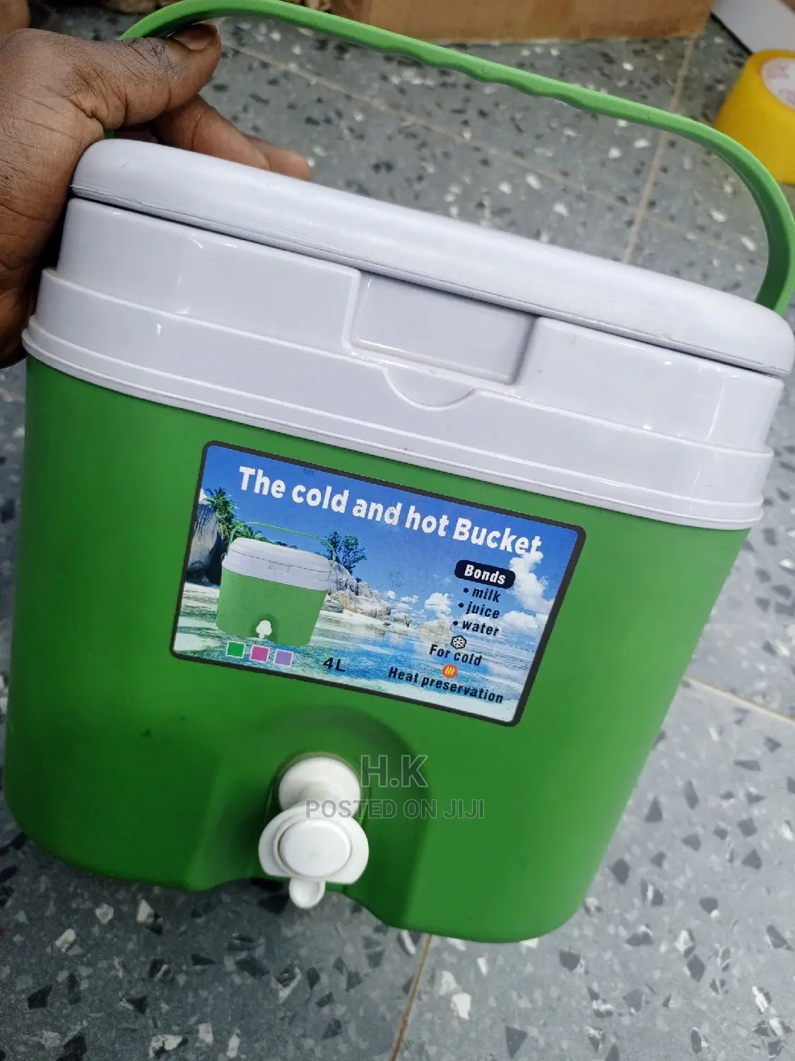 4L Hot and Cold Bucket Dispenser
