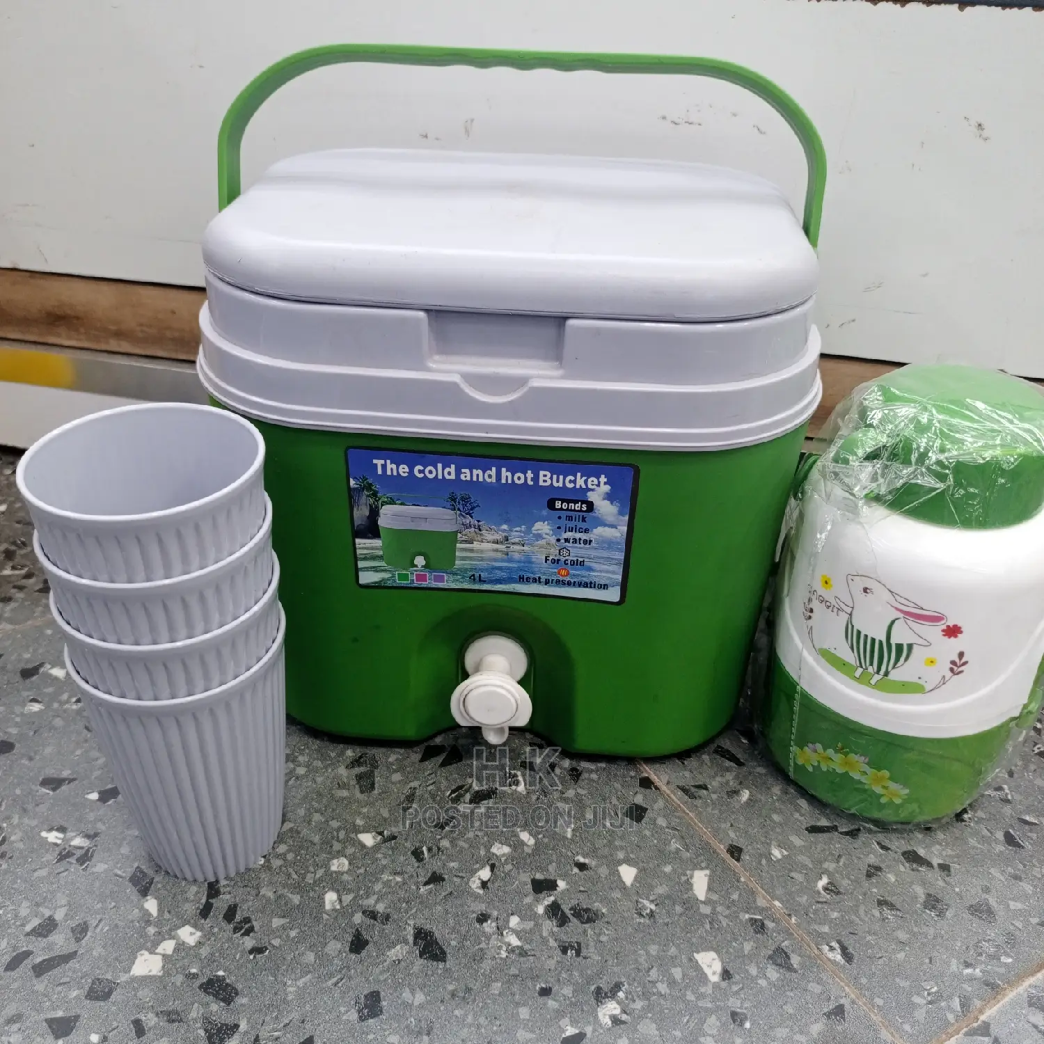 4L Hot and Cold Bucket Dispenser