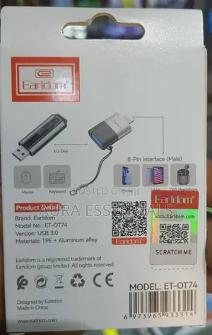 USB 3.0 TO iPhone/ Macbook Adaptor