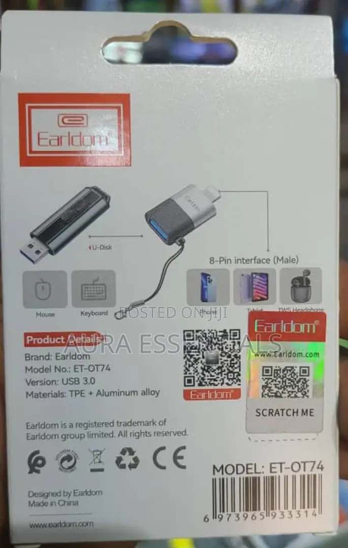 USB 3.0 TO iPhone/ Macbook Adaptor