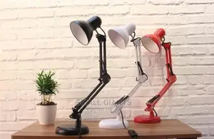 Adjustable Folding Twin-Arm Table Lamp