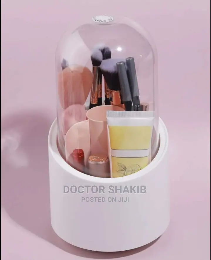 Rotation Dustproof Makeup Brush Holder