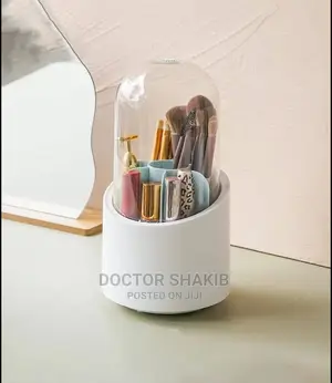 Rotation Dustproof Makeup Brush Holder