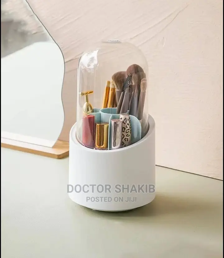 Rotation Dustproof Makeup Brush Holder
