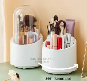 Rotation Dustproof Makeup Brush Holder