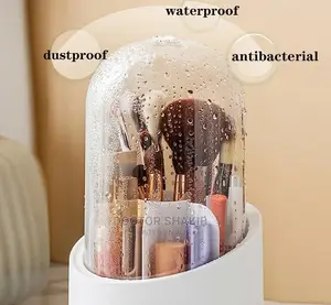Rotation Dustproof Makeup Brush Holder