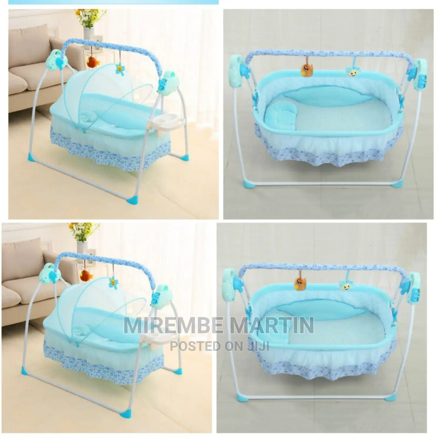 Electric Baby Crib Bed