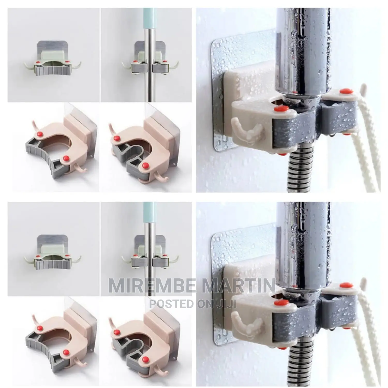 Mounted Mop Holder