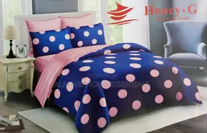 4 Pc Duvet 5*6 Duvet (2 Pillowcase and 1 Bedsheet)