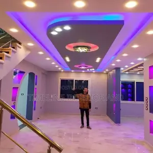 Gypsum Ceiling at Upper Kololo Site.