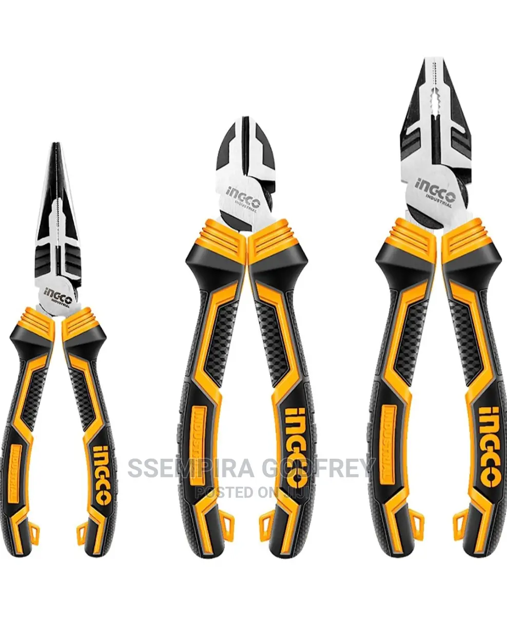 Ingco Compound Pliers Set 3pcs