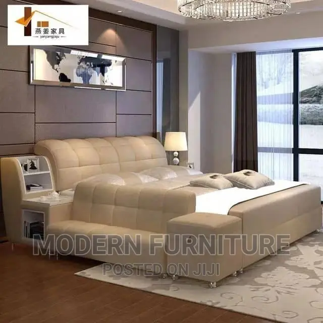 Leather Dressed Bed of 6 X 6 Feet Call Us On