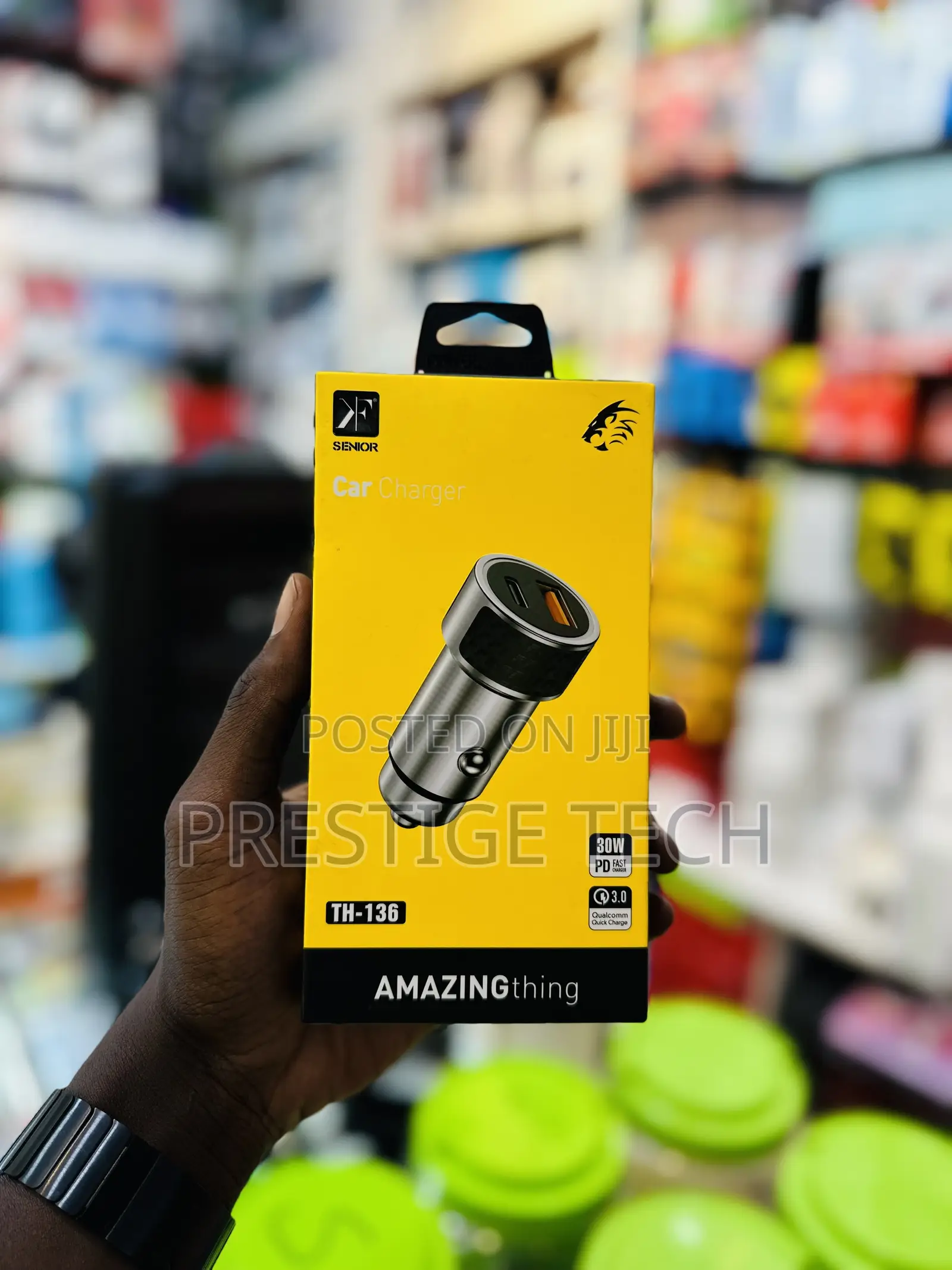 Senior Reliable Fast Car Charger 30W