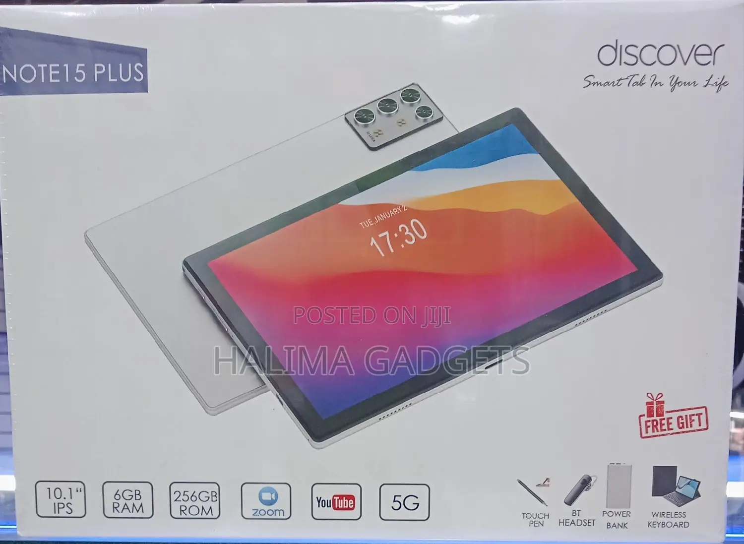 New Discover Note 15 Plus 8 GB Gray
