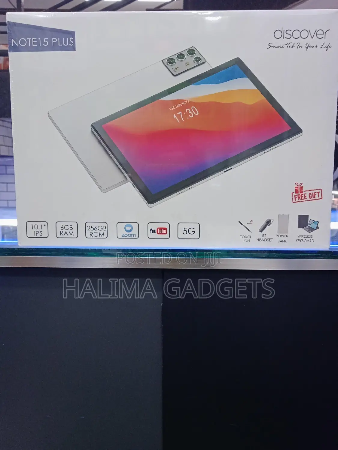 New Discover Note 15 Plus 8 GB Gray