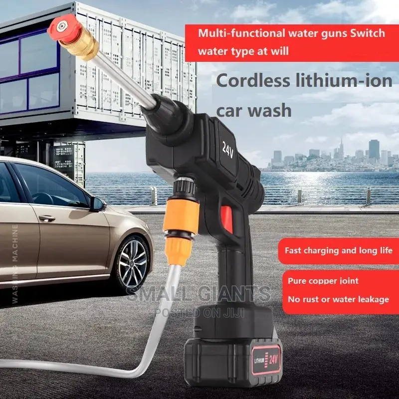 Cordless Lithium-Ion Rechargeable Car Washer