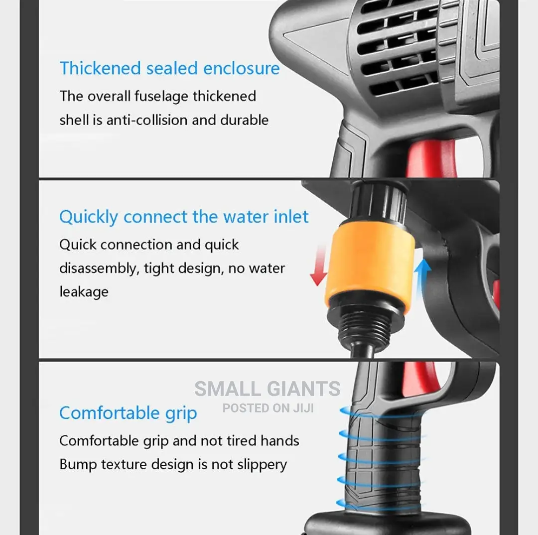 Cordless Lithium-Ion Rechargeable Car Washer