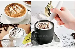 Latte Coffee Spice Pen, Cake Decoration Carving Pen- White