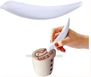 Latte Coffee Spice Pen, Cake Decoration Carving Pen- White