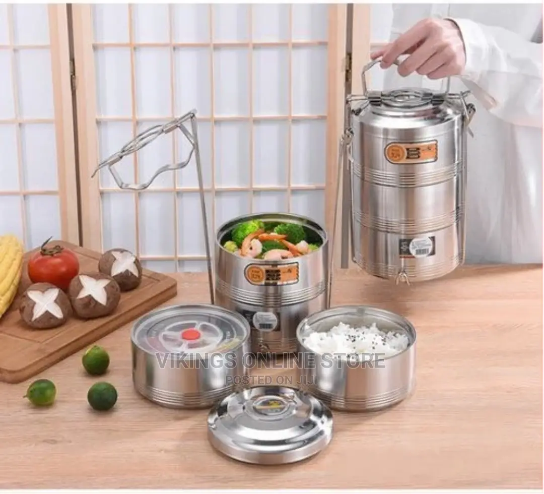 Air Tight 5 Layers Food Container Carrier Lunch Box