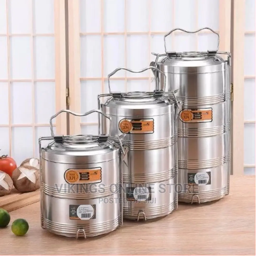 Air Tight 5 Layers Food Container Carrier Lunch Box