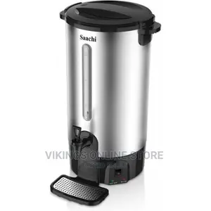 Saachi 15 Litre Hot Water Boiler Tea Urn – Black,Silver