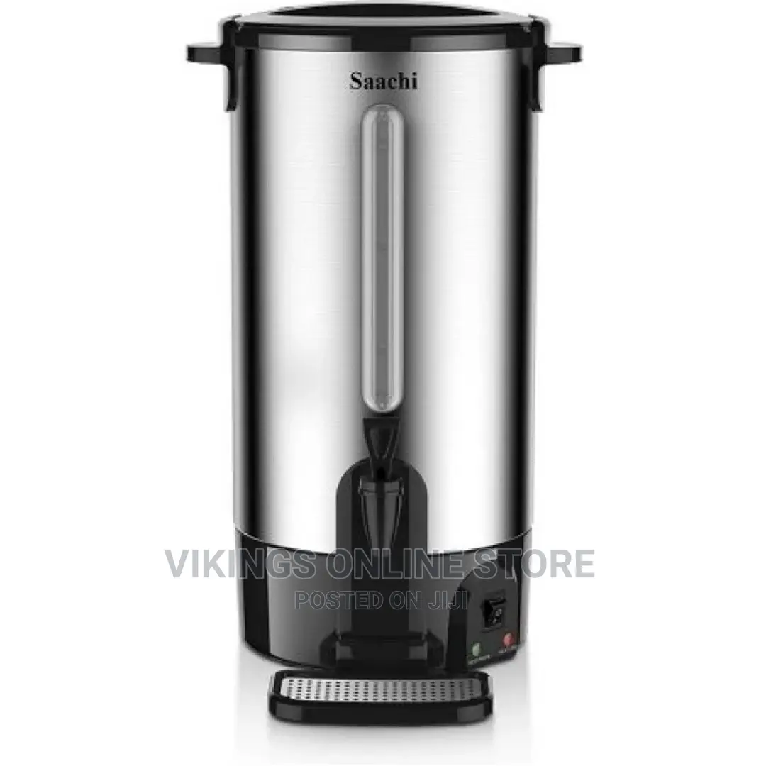 Saachi 15 Litre Hot Water Boiler Tea Urn – Black,Silver