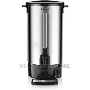 Saachi 15 Litre Hot Water Boiler Tea Urn – Black,Silver