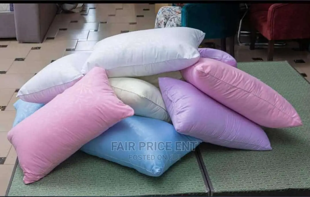 Pair of Air Pressure Micro Fibre Pillows.Medium.(Purple)