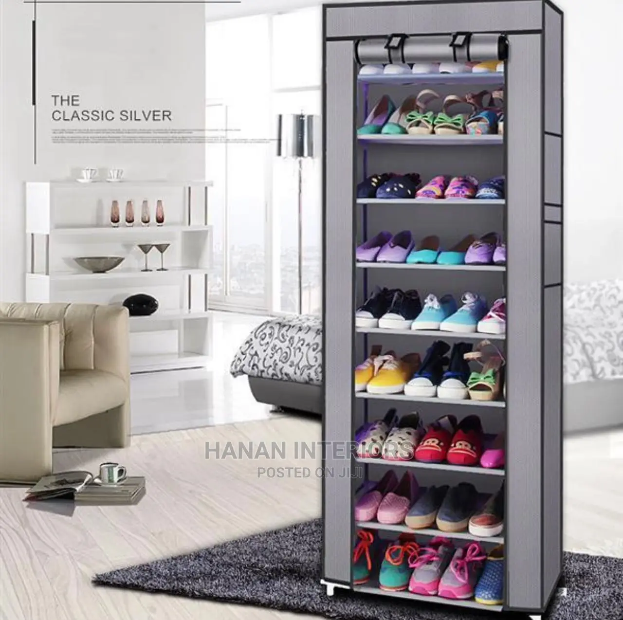 Hanan Shoe Racks - Gray