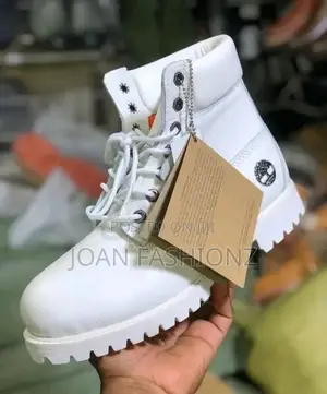 Men's Original Timberland Boots-White
