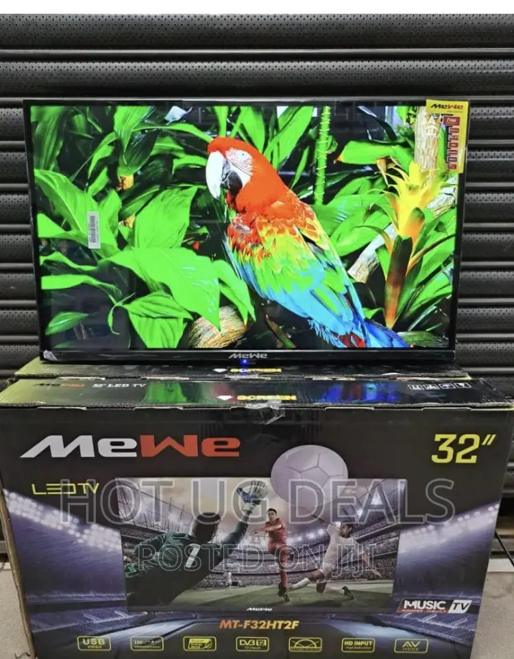 Mewe 32’’ Digital LED TV FRAMELESS (Free to Air Inbuilt)