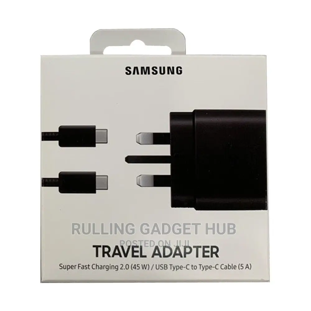 Samsung Charger 45w PD 3pin Super Fast Charging Type C-