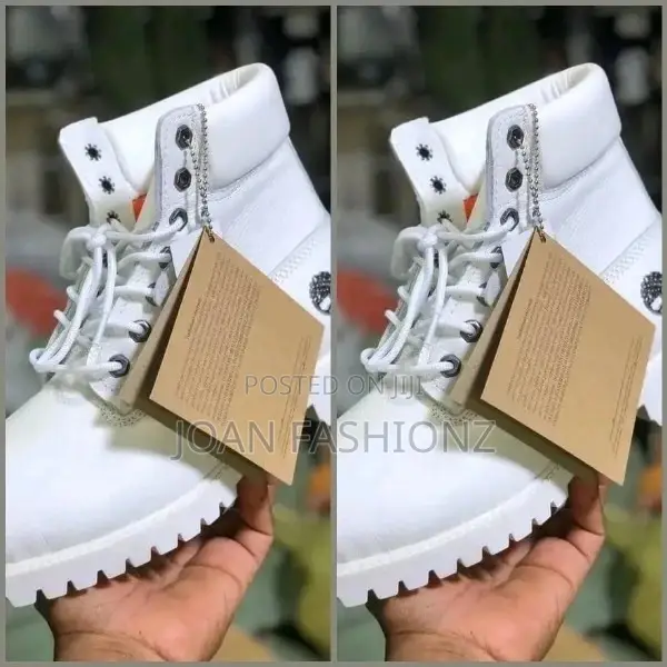 Men's Original Timberland Boots-White