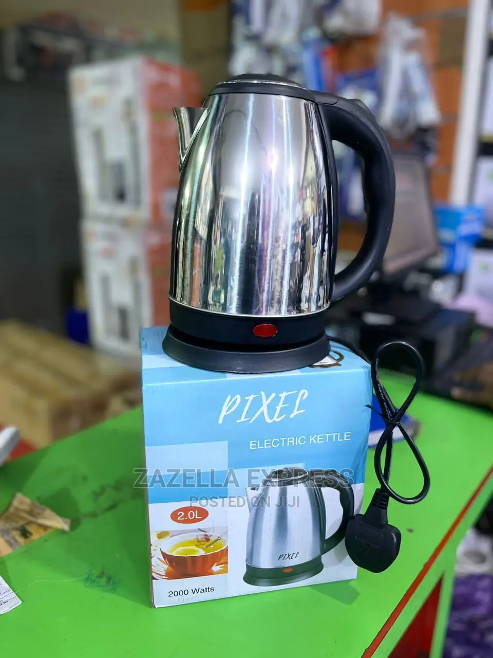 Pixel Fast Boiling Percolator, 2 Litres - Silver,Black